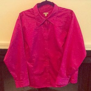 Pink Talbots Button Shirt
